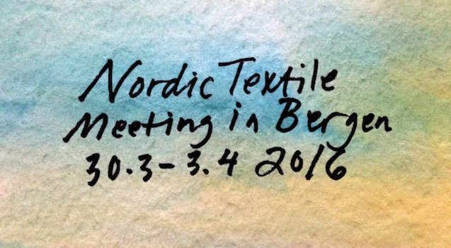 Bild Nordic Textile Meeting in Bergen
